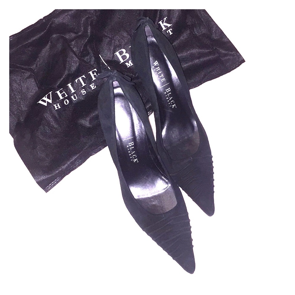 WHBM Black 3 inch Heels